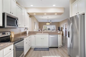 Condo, Multiple Beds, Balcony (Lakefront Sanctuary) | Private kitchen | Coffee/tea maker - Lakefront Sanctuary - Table Rock Lake Adventures (Branson)