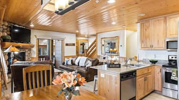 Townhome, Berbilang Katil, Kitchen, Mountain View (Lazy Bear Log Cabin) | Bahagian dalam