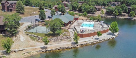 Seasonal outdoor pool