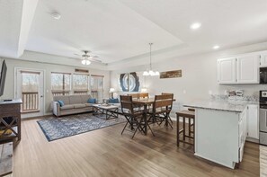 Condo, Multiple Beds, Patio, Mountain View (Oak Lane Escape) | Living area | 42-inch flat-screen TV with digital channels - Oak Lane Escape - Branson - Resort Condo on Golf Course w/ Endless Amenities (Branson West)