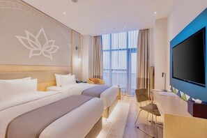 Twin Room, 2 Single Beds | Premium bedding, pillow-top beds, minibar, in-room safe - Hilton Garden Inn Samarkand Sogd (Samarkand)