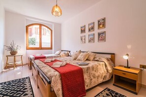 5 slaapkamers, beddengoed