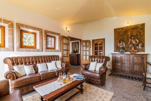 TV, fireplace - PINTAU HOUSE: prestigious property (Cala Gonone)