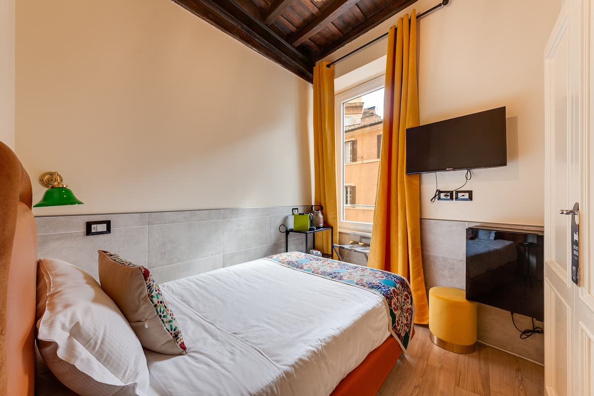 Pillow-top beds, minibar, in-room safe, desk