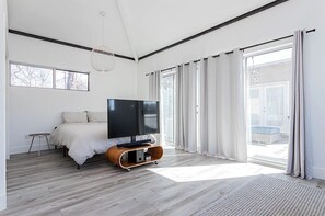 公寓, 1 張加大雙人床, 廚房 | 1 間臥室、床單