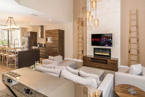 Townhome, Multiple Beds, Patio, Garden View (Villa at Magic Village) | Living area - Villa at Magic Village Resort w/ Outdoor Oasis (Kissimmee)