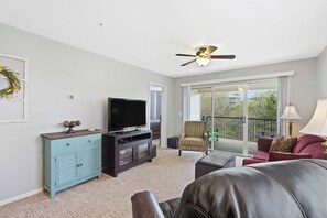 Condo, Multiple Beds, Kitchen, Garden View (Valley View Retreat) | Living area | 42-inch flat-screen TV with digital channels - Valley View Retreat - Holiday Hills Branson - Golf Resort -outdoor Pools (Branson)
