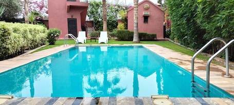 Outdoor pool. JNANE GHMATE