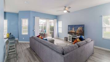 Townhome, Multiple Beds, Pool Access, Pool View (The Magic of Brunello) | Living area | 42-inch flat-screen TV with digital channels