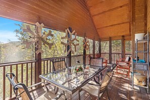 Cabin, Multiple Beds, Balcony, Golf View (The Lodge on the Creek) | Outdoor dining - The Lodge on the Creek Branson West Cabin w/ Beautiful Views (Branson West)