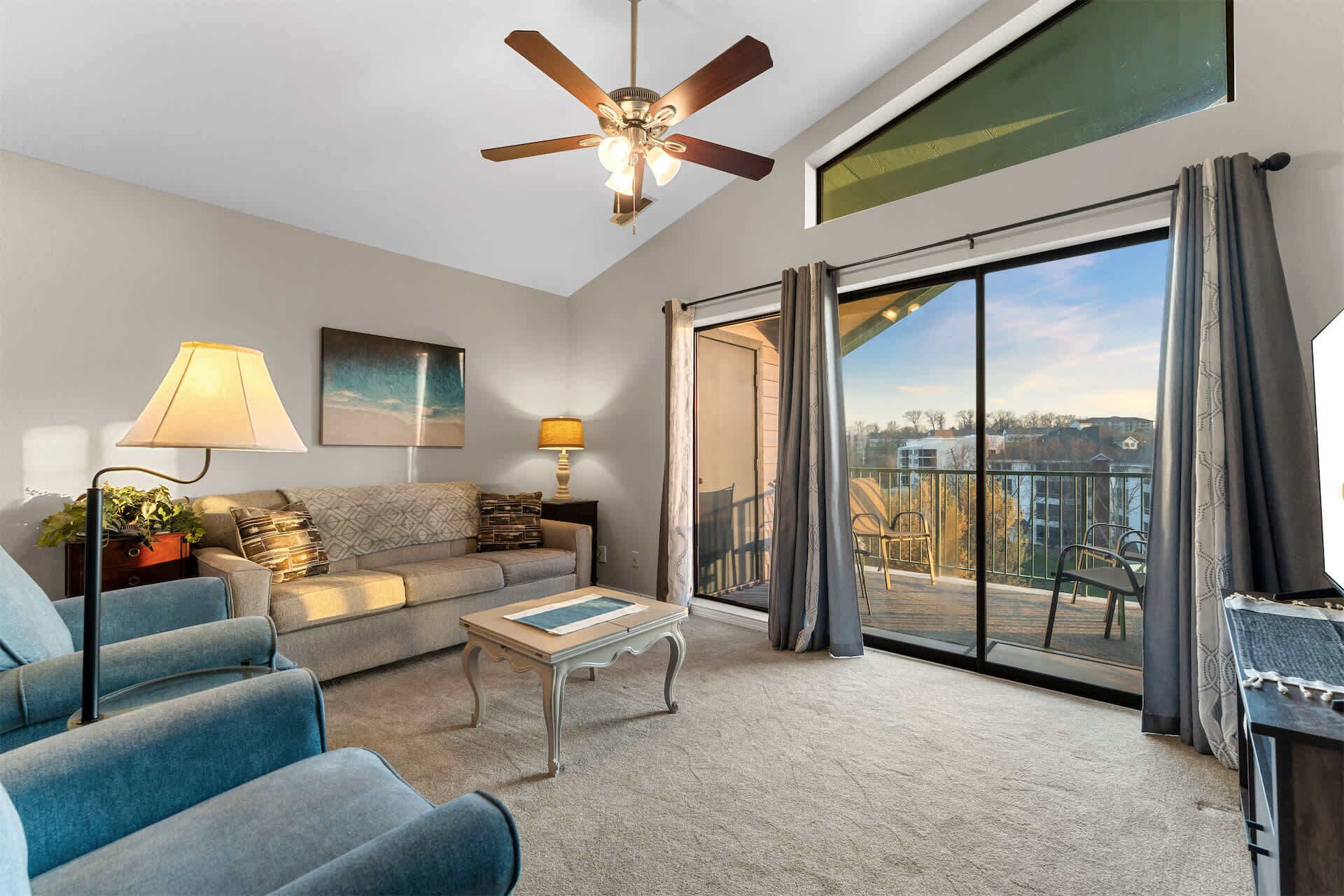 Condo, Multiple Beds, Balcony, Golf View (Guest House at The Greens ) | Living area | 42-inch flat-screen TV with digital channels