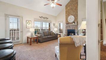 Townhome, Multiple Beds, Balcony, Golf View (The Gathering Place ) | Living area | 42-inch flat-screen TV with digital channels