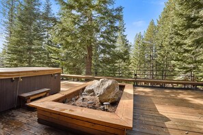 House, Multiple Beds, Hot Tub | Balcony view - Sunset Lodge (Truckee)