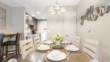Condo, Multiple Beds, Balcony, Garden View (Rockwall Cottage) | Private kitchen | Coffee/tea maker, paper towels