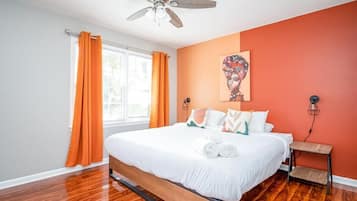 2 soverom, skrivebord, strykejern/-brett og wi-fi