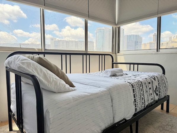 1 bedroom, desk, iron/ironing board, WiFi