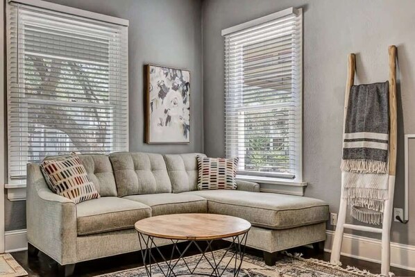 TV, fireplace, offices