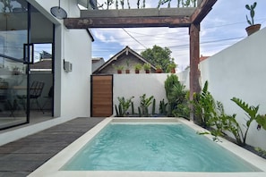 Basic Apartment, 2 Queen Beds | Pool - Contemporary 2 BR Boutique Apartment in the Heart of Canggu (Canggu)