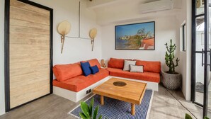 Living room - 2BR Stylish Apartment in the Center of Canggu (Canggu)