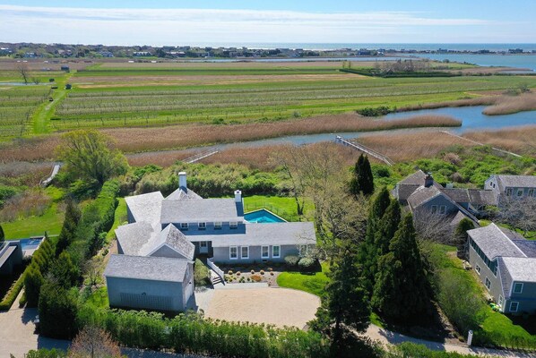 Exterior - Mecox Bay with Panoramic Bay and Reserve Views - Water Mill South (Water Mill)