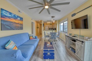 TV - Sea Oaks 111, Two Bedroom, Two Bathroom Condo with Side Ocean Views (Garden City Beach)