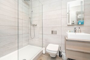 Hair dryer, towels
