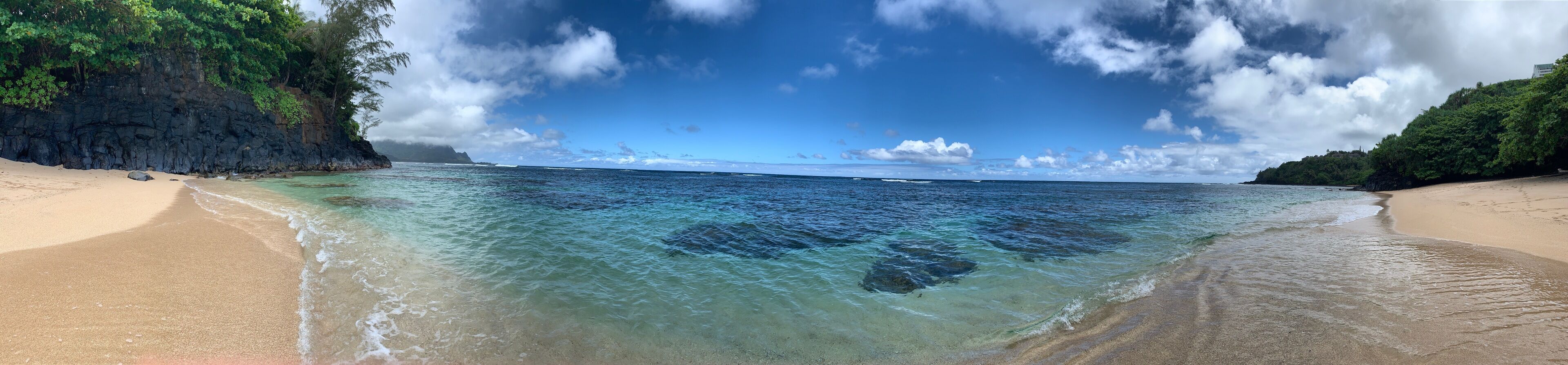On the beach, sun loungers, beach towels