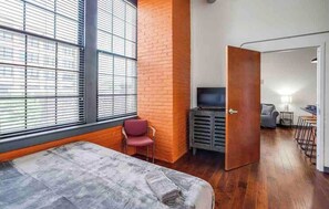 1 bedroom, iron/ironing board, travel crib, WiFi