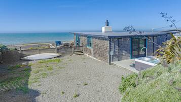 Na praia, toalhas de praia