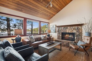 Smart TV - Waterfront Whitefish Lake Cabin  | 3 Bed, 3 Bath (Whitefish)