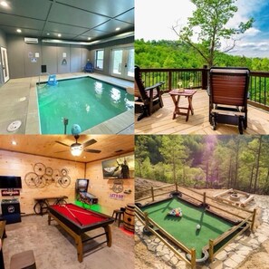 Indoor pool, a heated pool