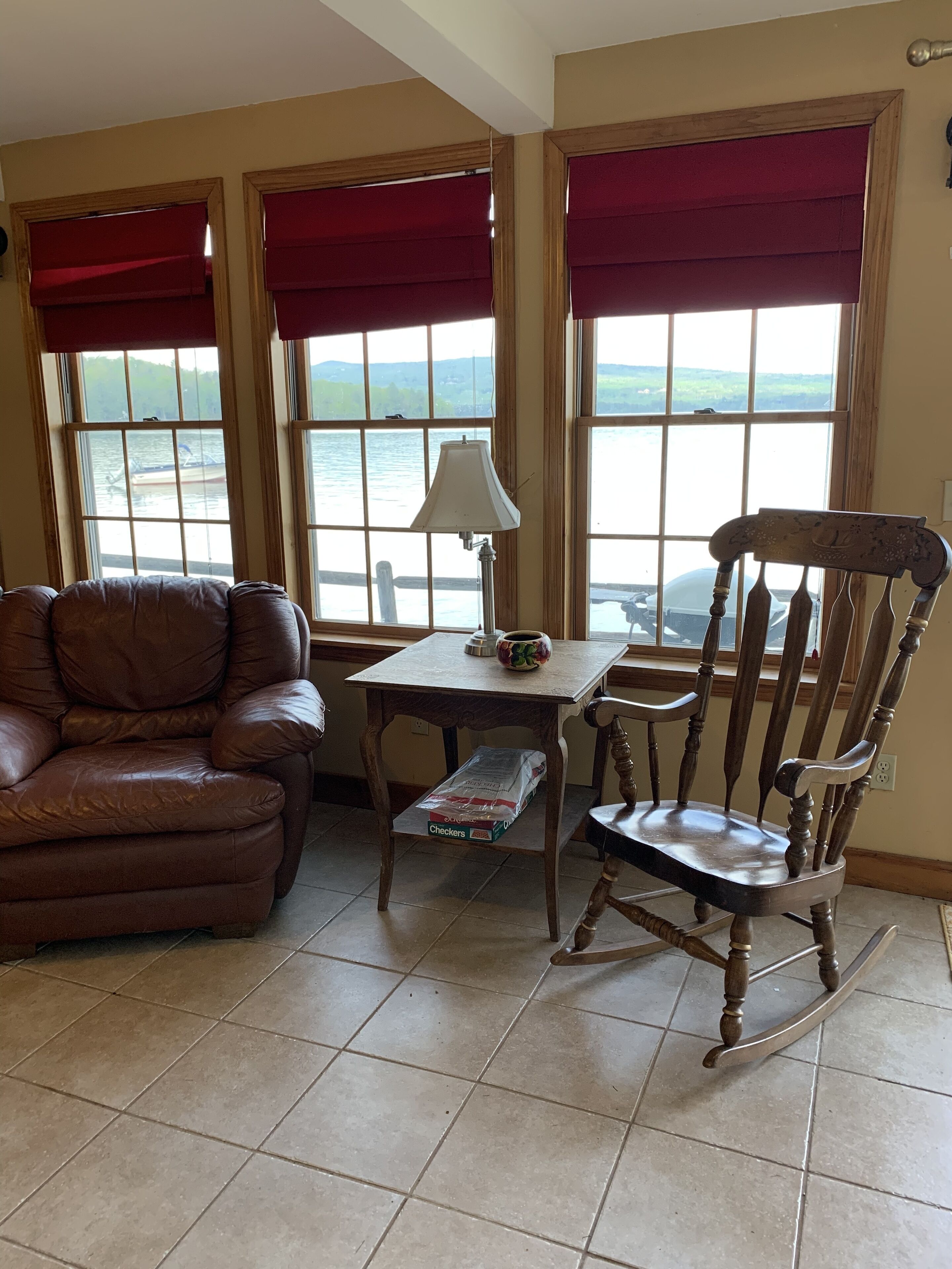 TV connectée, cheminée