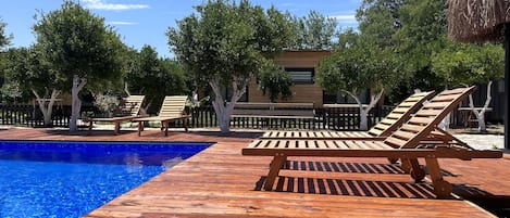 Seasonal outdoor pool