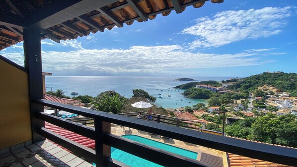 Deluxe Triple Room, Ocean View | Terrace/patio