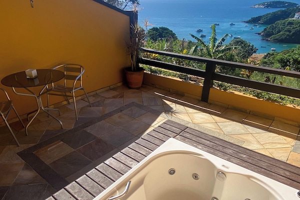 Zweibettzimmer, Whirlpool, Meerblick