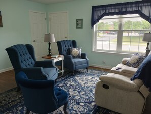 Foosball, books, stereo