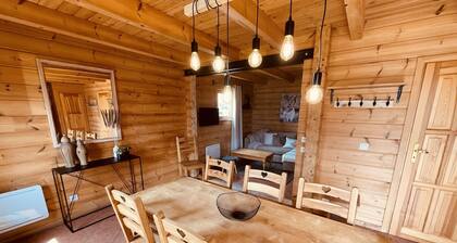 Panoramic view chalet ready for the piste