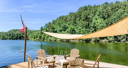 Get off-grid at lakefront Cabin at Sawmill Branch