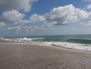 Vlak bij het strand