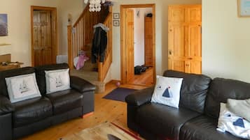 Een televisie en een dvd-speler