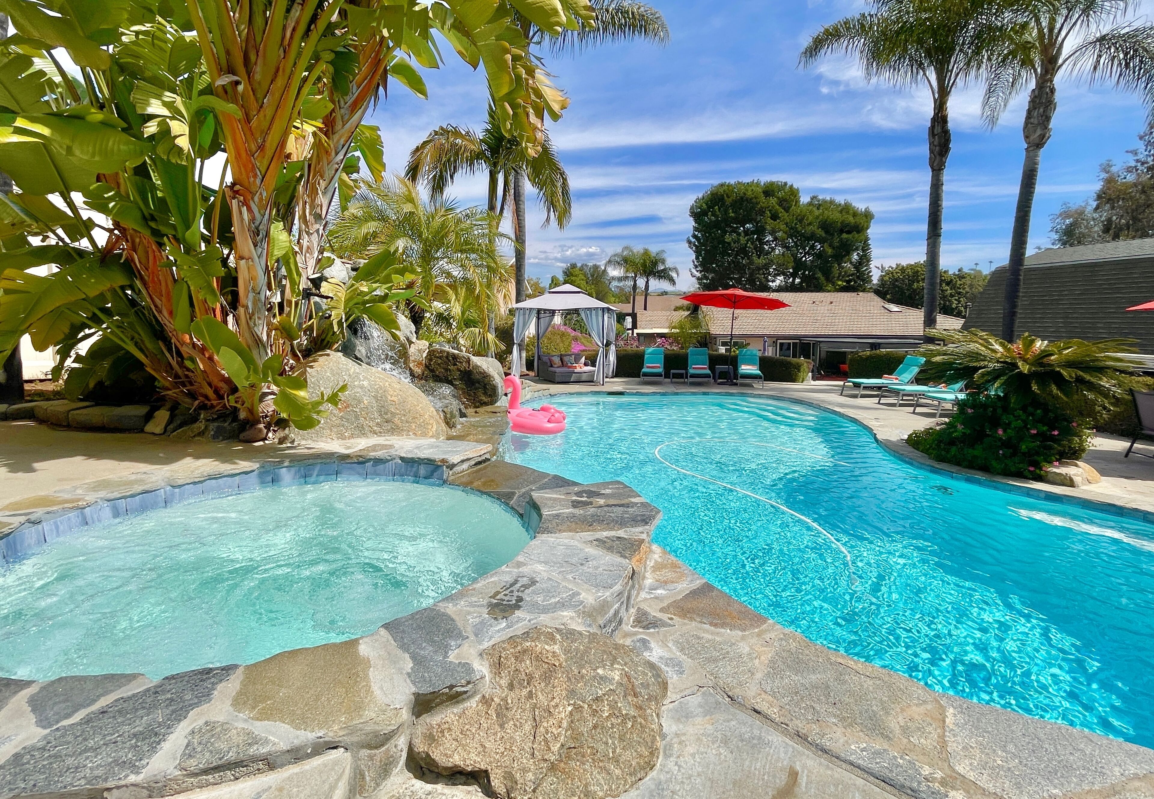 Oasis Pool • Modern Home & Guesthouse • Game Room