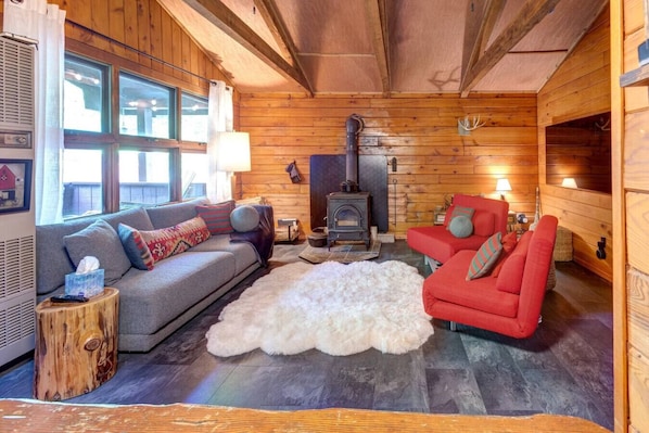 TV, fireplace, ping pong, stereo