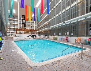 Indoor pool, outdoor pool