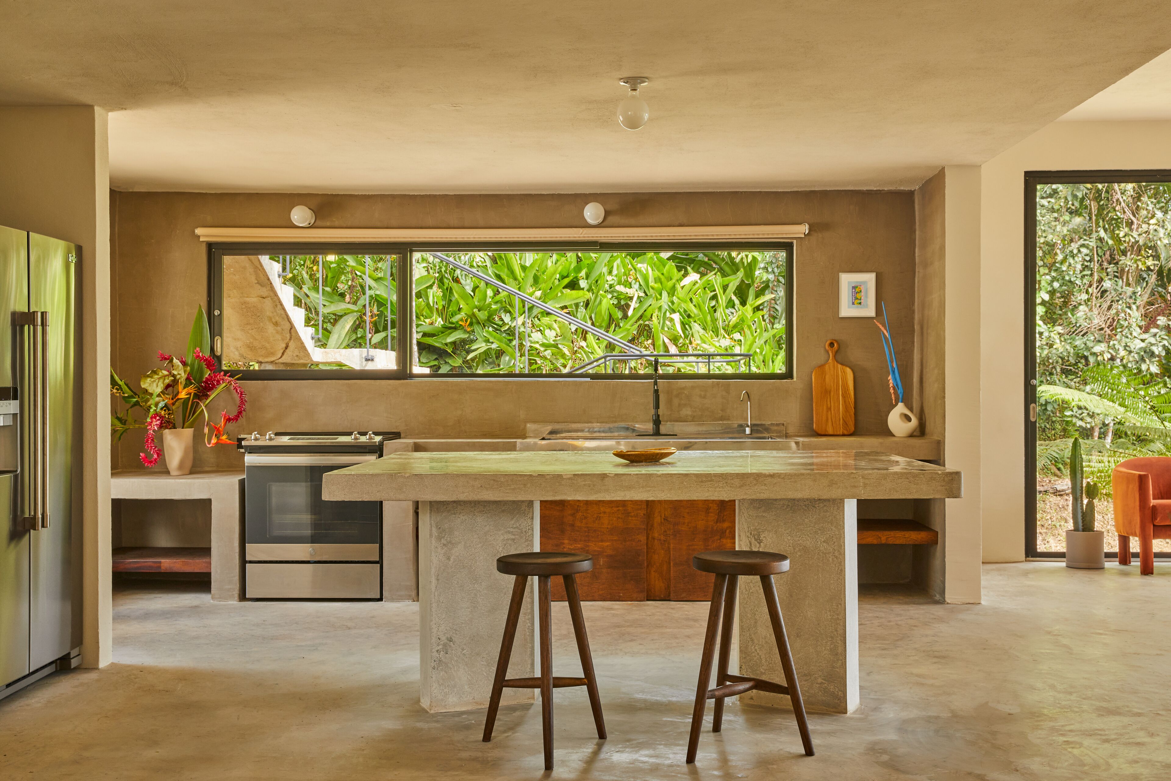 Villa de lujo | Cocina privada | Frigorífico grande, microondas, horno y placa de cocina