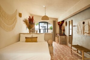 Suite estudio Deluxe, 1 cama de matrimonio, vistas al jardín | Ropa de cama hipoalergénica y colchones viscoelásticos