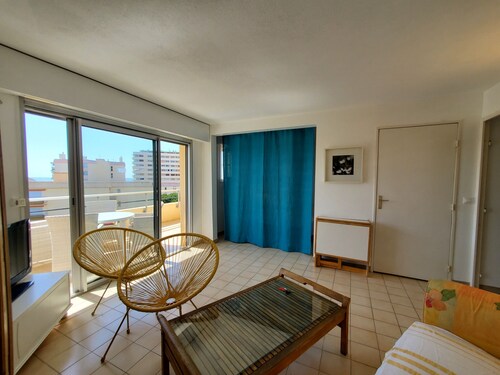 FREJUS PLAGE La Miougrano T1 Bis 36m2 Swimming Pool - Beach 150m away Beautiful Balcony 4 People