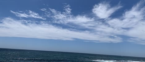 Playa en los alrededores, camastros y toallas de playa