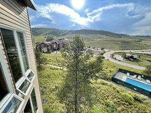 Una piscina riscaldata