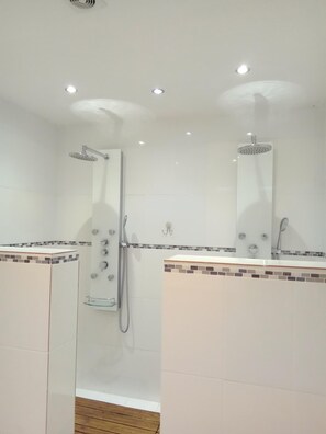 Shower, hair dryer, towels - Chez Goret Gites - Gite Skippy  Couples only (Nouvelle- Aquitaine)