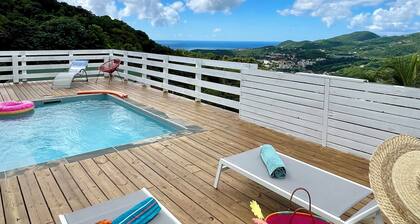 Peaceful escape in Martinique: Villa with swimming pool and panoramic view